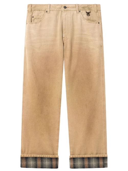 Jeans con dettaglio check GOLDEN GOOSE | GMP02748P00265655559